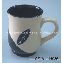 Ceramic Tea Cup with Embossment